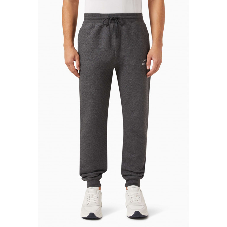 Tommy Hilfiger - TH Original Diamond Quilted Sweatpants in Cotton-blend