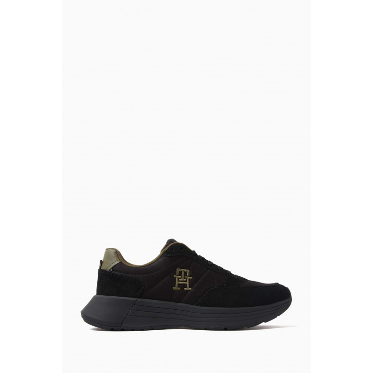 Tommy Hilfiger - TH Elevated Sneakers in Suede Black