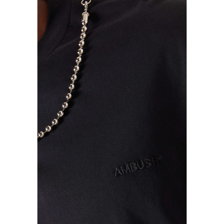 Ambush - Ball Chain T-shirt in Cotton-jersey Black