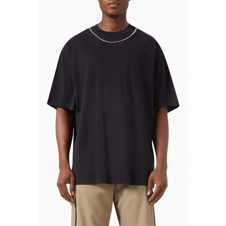 Ambush - Ball Chain T-shirt in Cotton-jersey Black