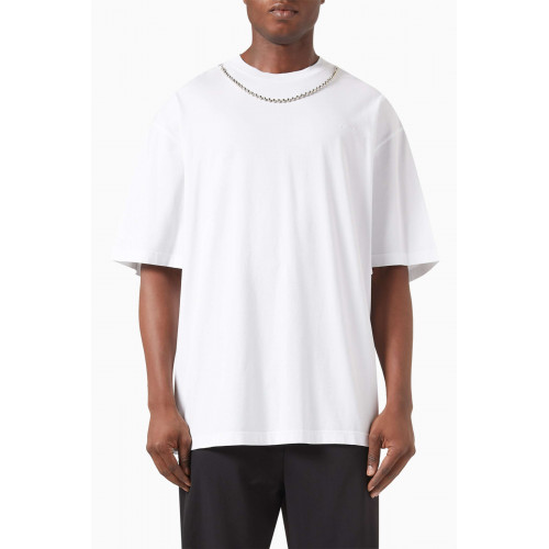 Ambush - Ball Chain T-shirt in Cotton-jersey White