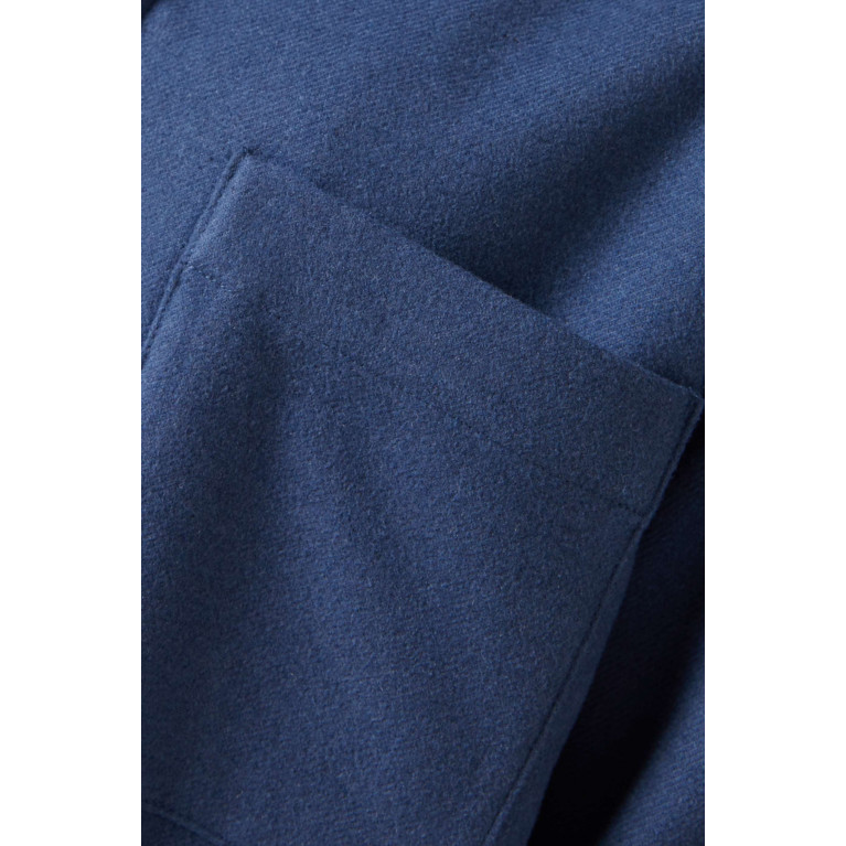 Sandro - Zipped Overshirt in Wool-blend