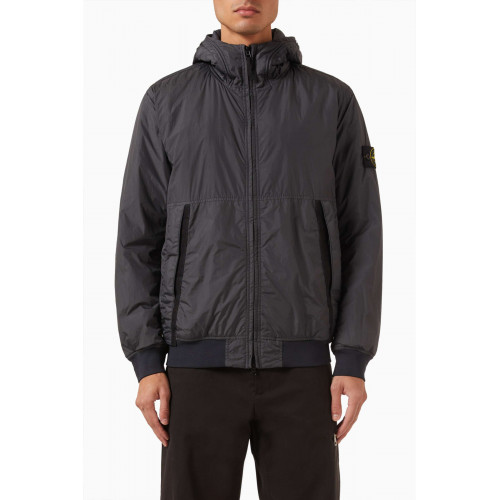 Stone Island - Zip-up Hooded Jacket in Recycled Nylon