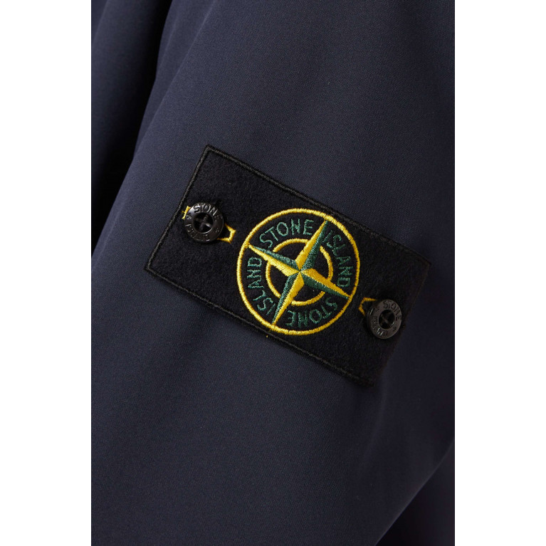 Stone Island - Zip-up Hooded Jacket in Stretch-canvas