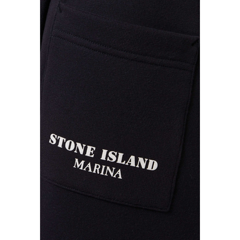 Stone Island - Logo-print Sweatpants in Cotton-fleece