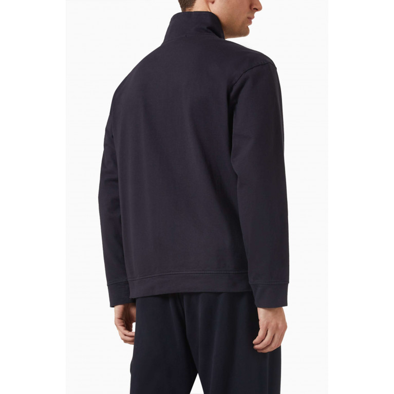 Stone Island - Zip-up Sweatshirt in Brushed Cotton-fleece