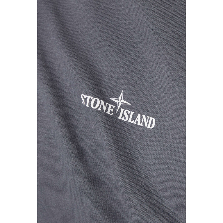 Stone Island - Stamp Two' Print T-shirt in Cotton-jersey