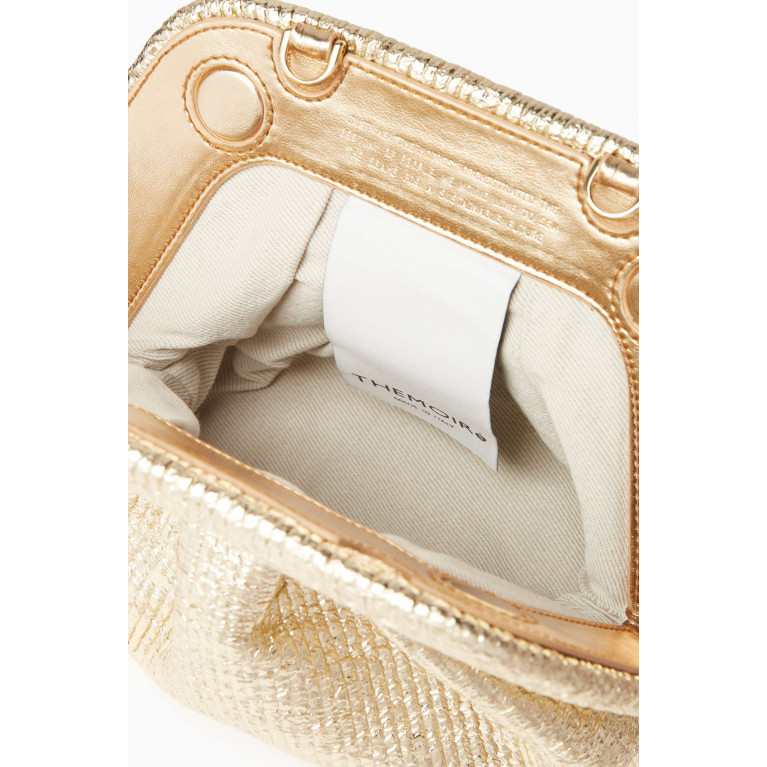 THEMOIRè - Mini Gea Clutch Bag in Laminated Vegan Fabric