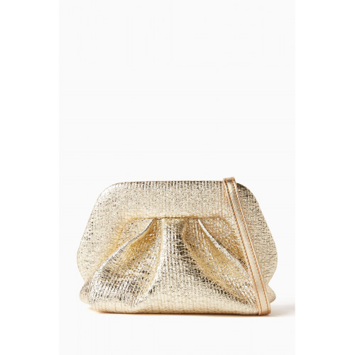 THEMOIRè - Mini Gea Clutch Bag in Laminated Vegan Fabric