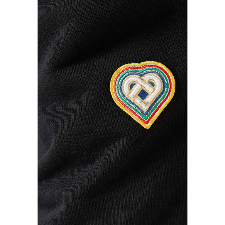 Casablanca - Rainbow Heart Logo Sweatpants in Organic-cotton