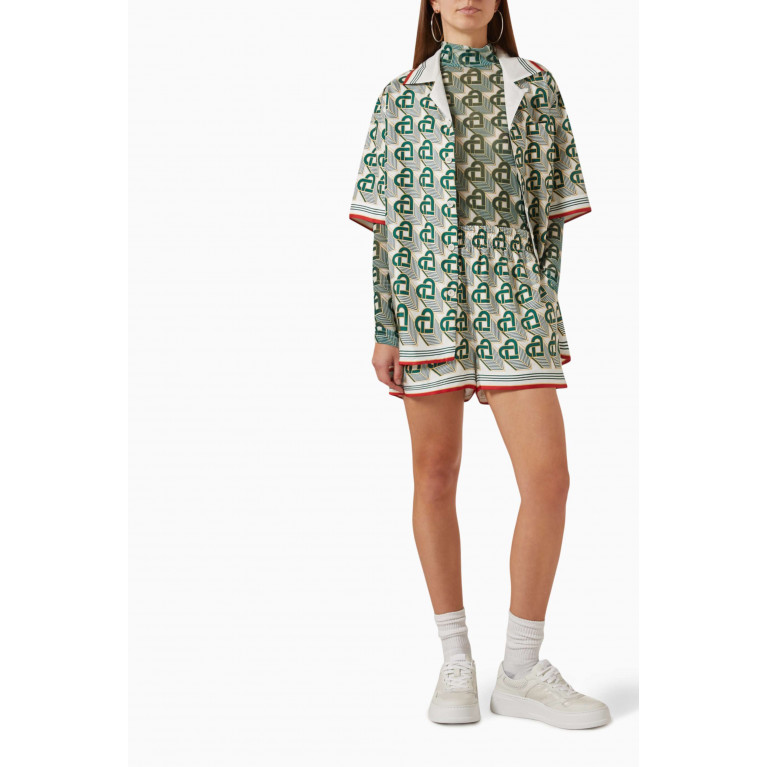 Casablanca - Printed Shorts in Silk