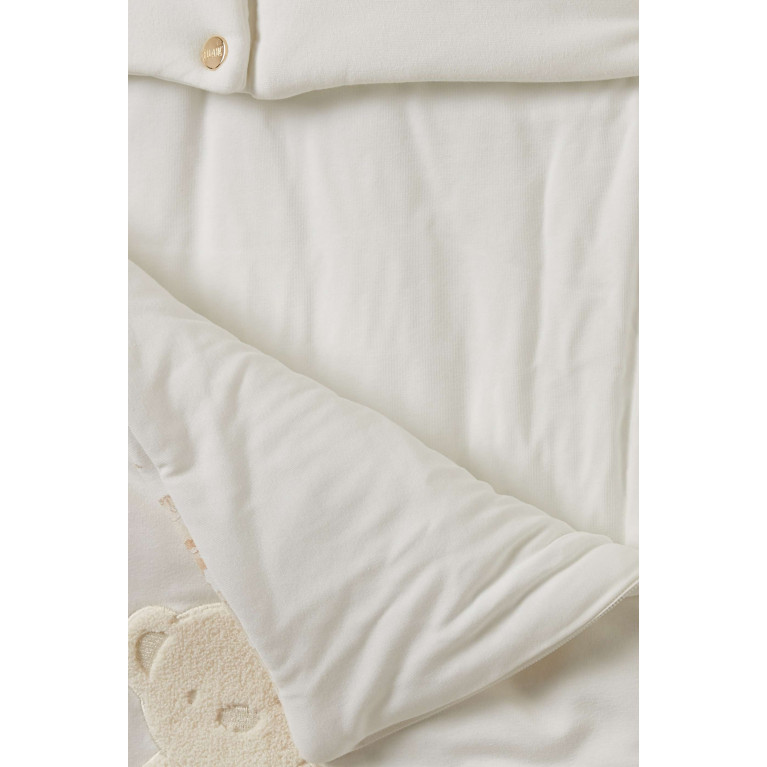 Alviero Martini - Teddy Bear Motif Sleeping Bag in Cotton