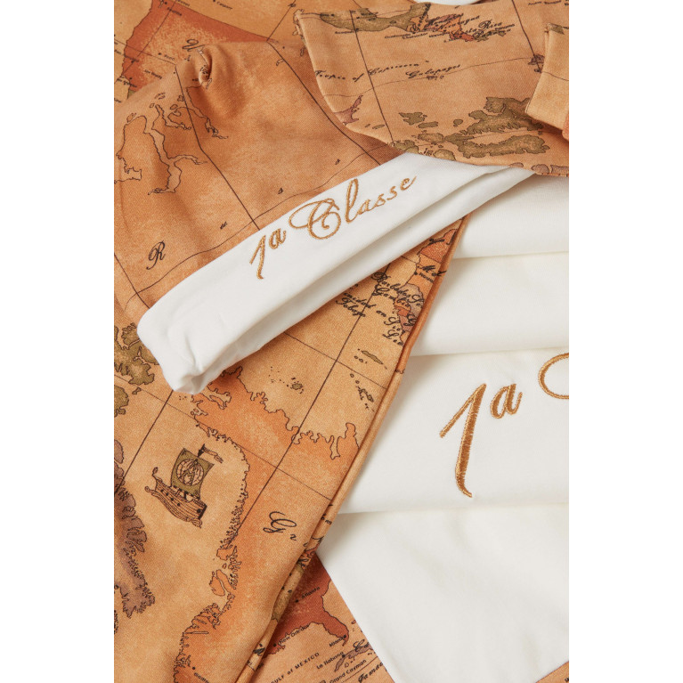 Alviero Martini - Graphic-print Sleepsuit Set in Cotton