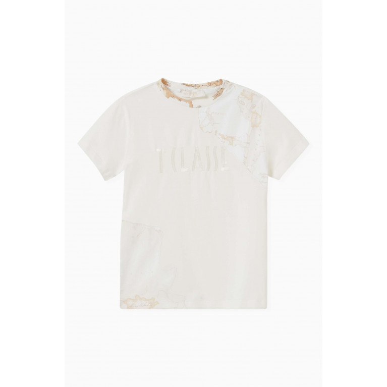 Alviero Martini - Map-print T-shirt in Cotton