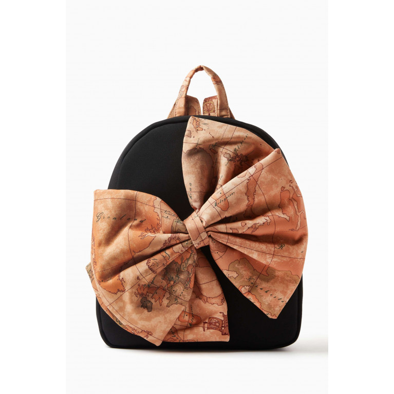 Alviero Martini - Bow Appliqué Backpack in Polyester