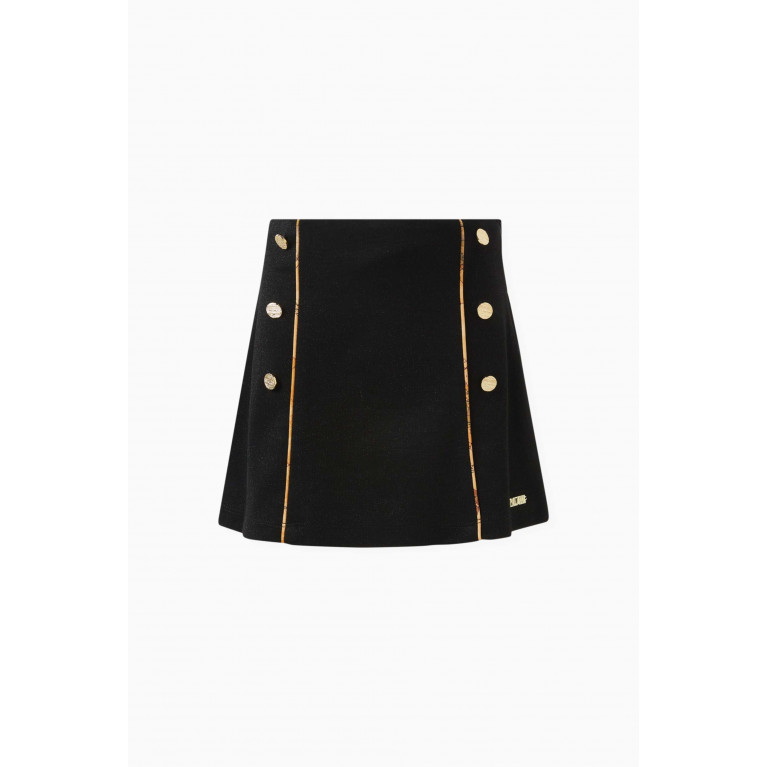 Alviero Martini - Buttoned Skirt in Ribbed-knit