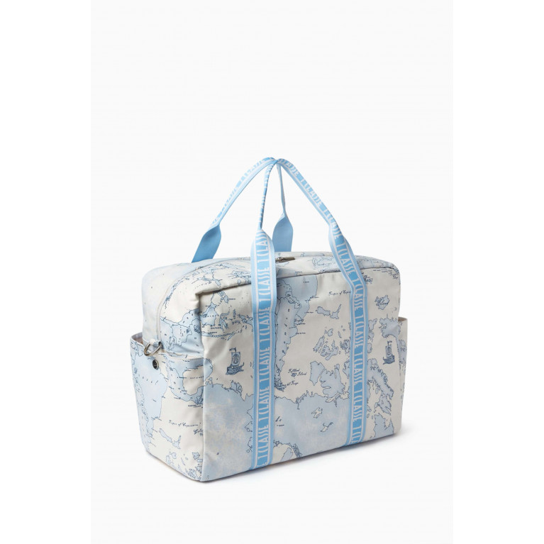 Alviero Martini - Geo Map Print Diaper Bag in Polyester