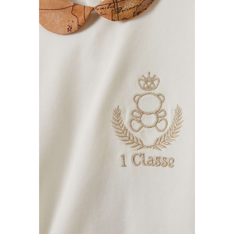 Alviero Martini - Logo-embroidered Sleepsuit in Cotton
