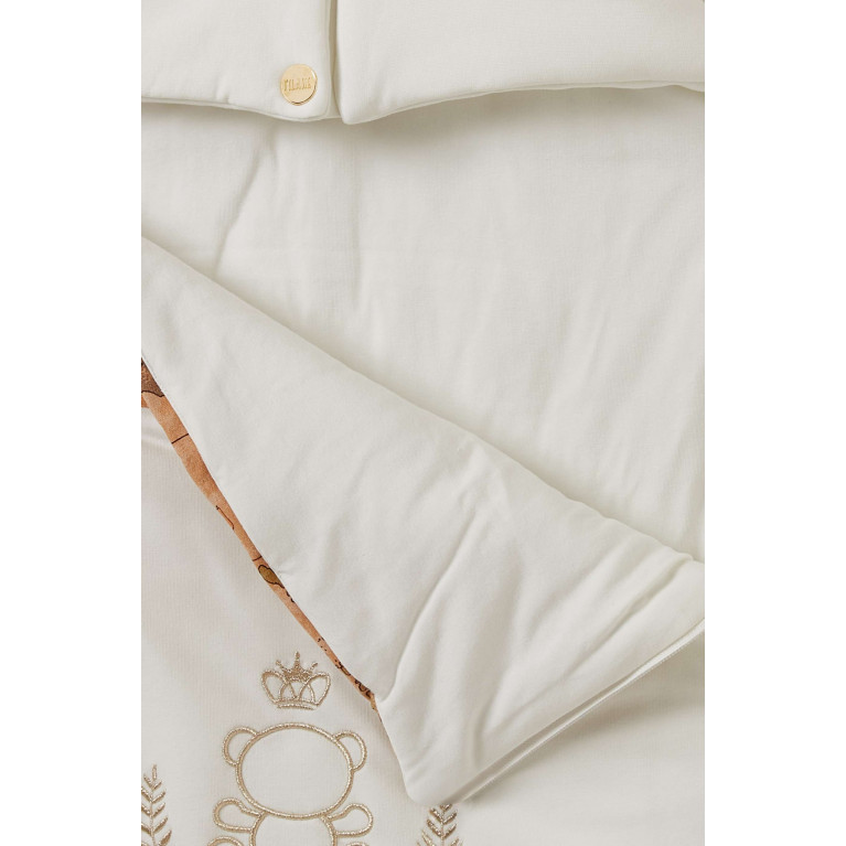 Alviero Martini - Teddy Logo Sleeping Bag in Cotton