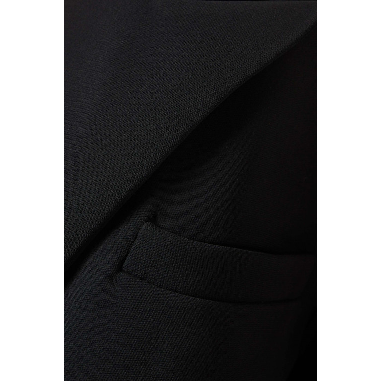 A.W.A.K.E Mode - Oversized Tuxedo Jacket in Crepe