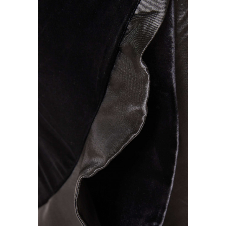 Tuvanam - Strapless Ruffled Tiered Gown