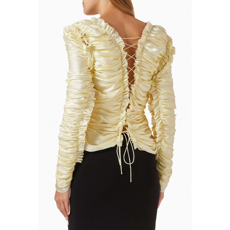 Christopher Esber - Sequence Top in Silk