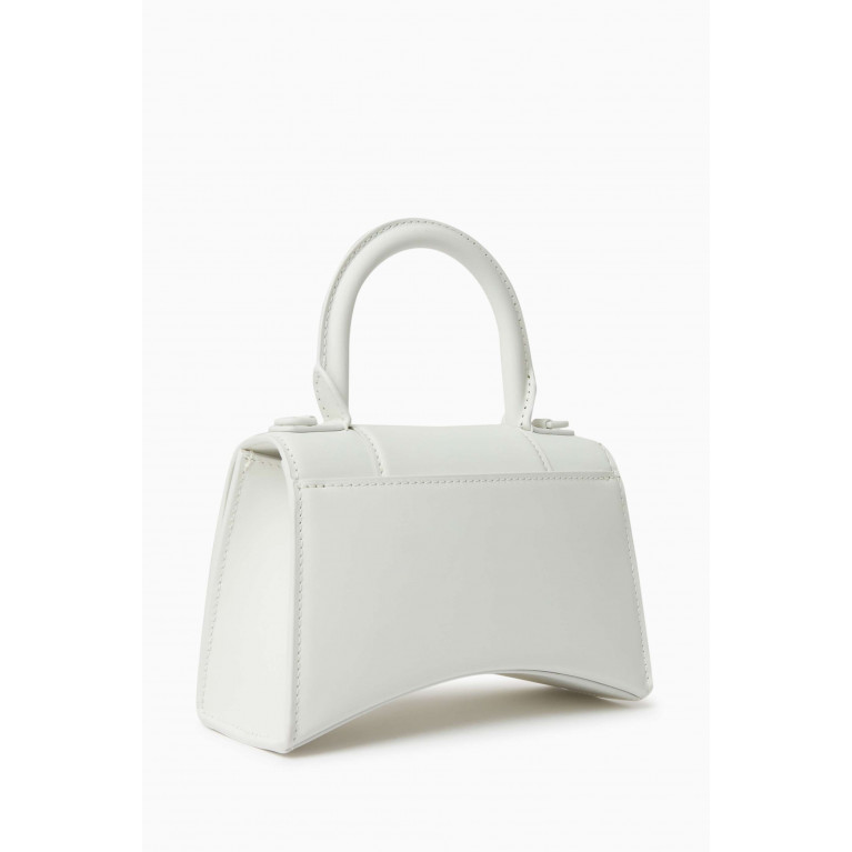 Balenciaga - Hourglass XS Top Handle Bag in Leather