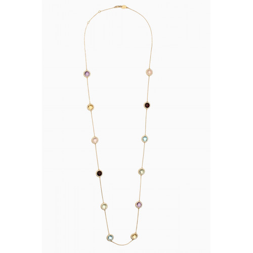 Aquae Jewels - Nude Diamond Long Necklace in 18kt Gold