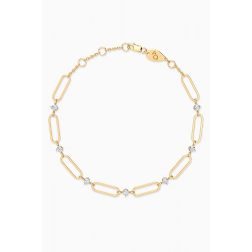 Aquae Jewels - Gatsby Premium Diamond Bracelet in 18kt Gold