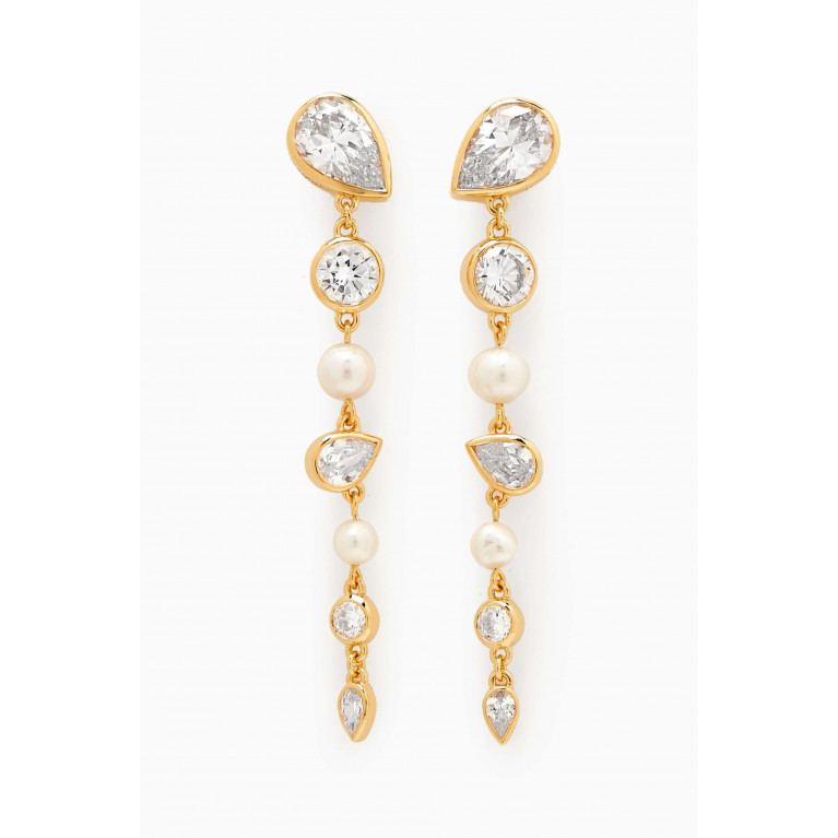 Completedworks - The Light of The Past Earrings in 14kt Yellow Gold