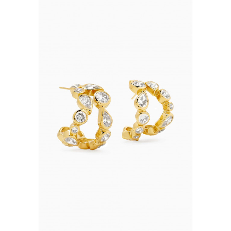 Completedworks - Double Hoop Earrings in 14kt Yellow Gold
