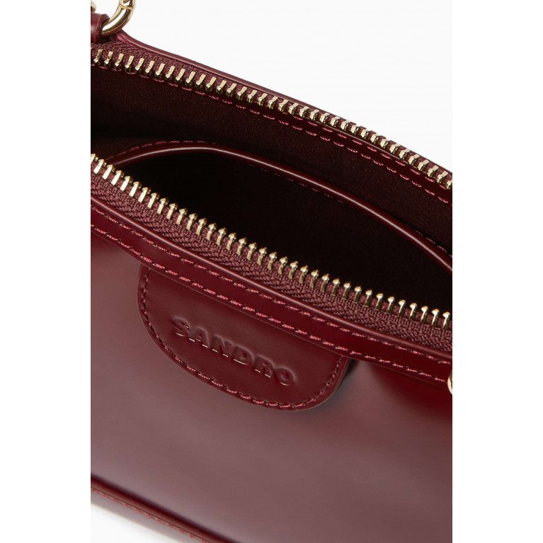 Sandro - Mini Rittah Crossbody Bag in Leather