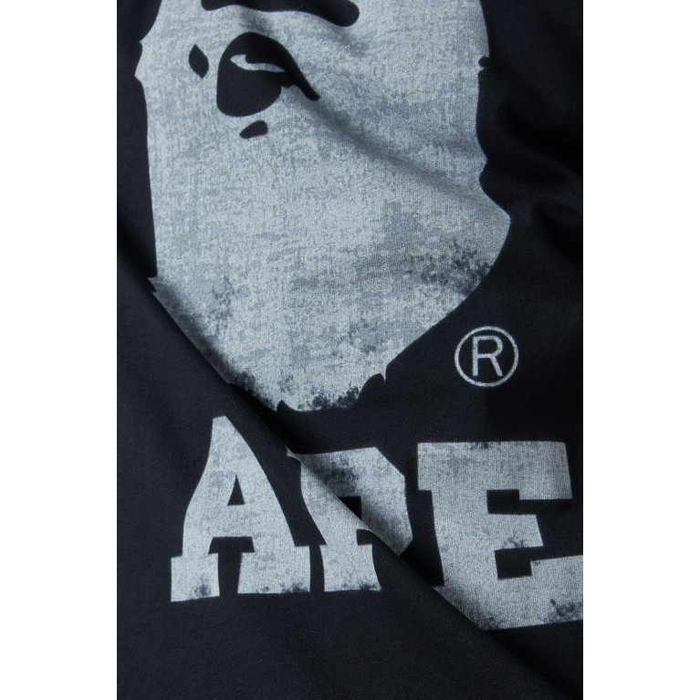 A Bathing Ape - Logo-print College T-shirt in Cotton-jersey