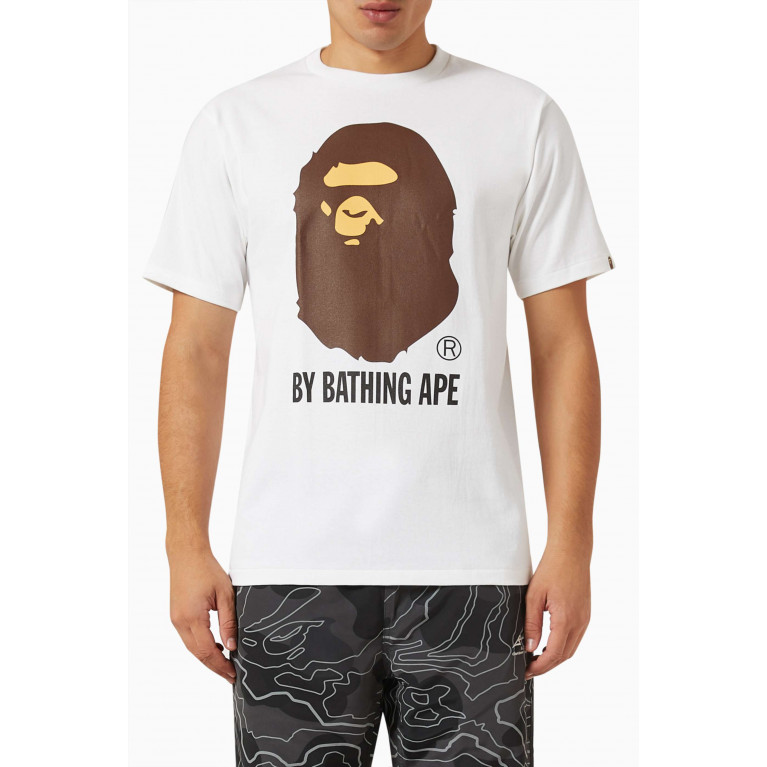 A Bathing Ape - By Bathing Ape T-shirt in Cotton-jersey White