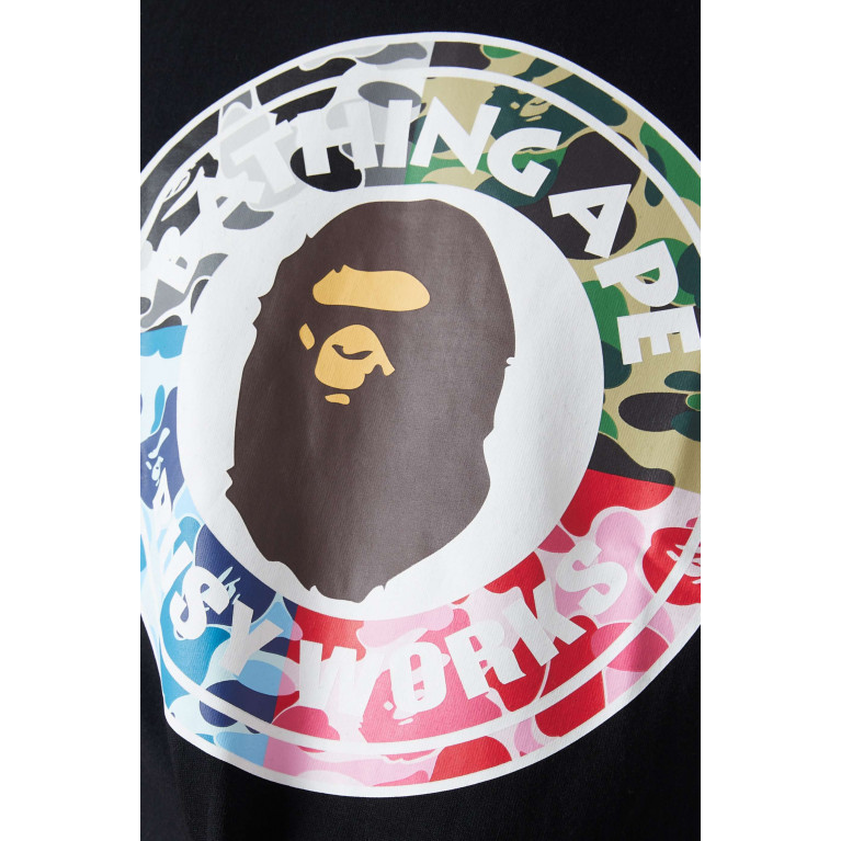 A Bathing Ape - ABC Camo Crazy Busy Works T-shirt in Cotton