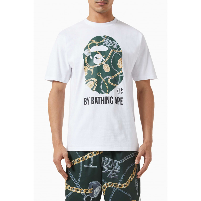 A Bathing Ape - Jewels By Bathing Ape T-shirt in Cotton White