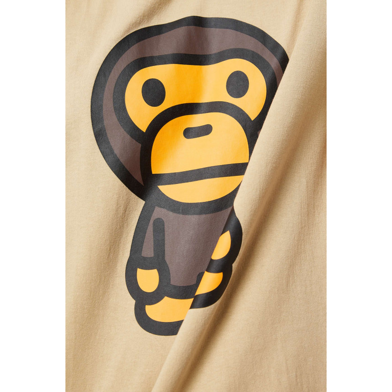 A Bathing Ape - Big Baby Milo T-shirt in Cotton-jersey Neutral