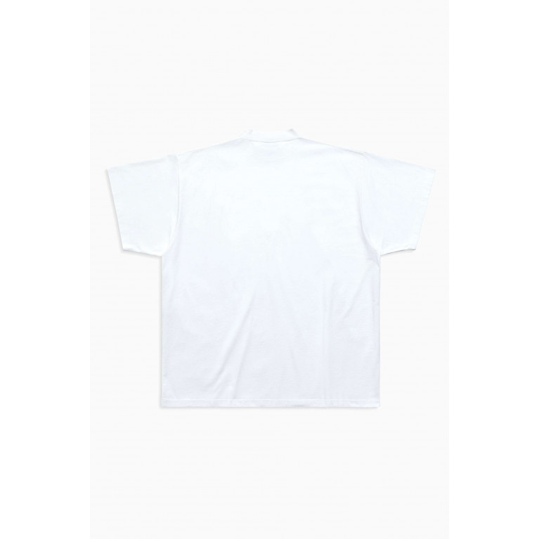 Balenciaga - Back Flip Logo T-shirt in Vintage-jersey