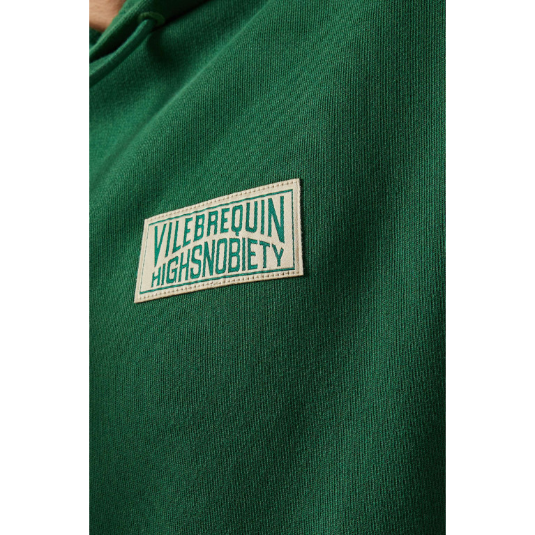 Vilebrequin - x Highsnobiety Oversized Hoodie Sweatshirt in Cotton Green