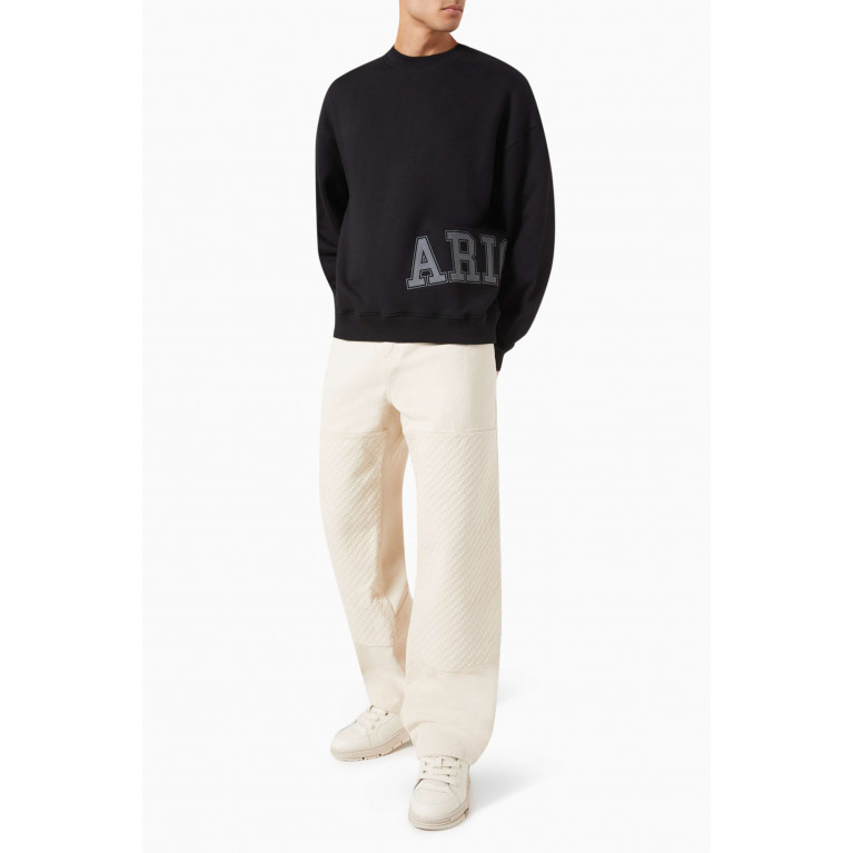 Axel Arigato - Grate Straight-leg Pants in Embossed-cotton