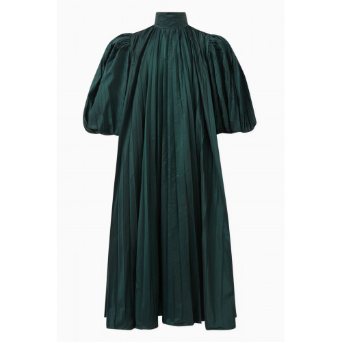 Tia Cibani - Harriet Pleated Dress in Soft Taffeta