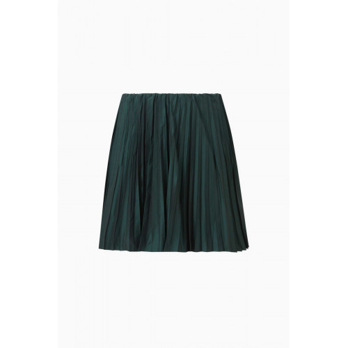 Tia Cibani - Crush Pleated Skirt in Tulle Brown