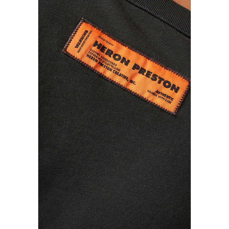Heron Preston - Censored Heron T-shirt in Cotton Jersey Black