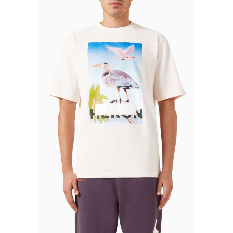 Heron Preston - Censored Heron T-shirt in Cotton Jersey White