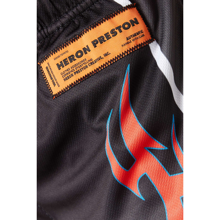 Heron Preston - Logo-patch Dry-fit Shorts in Nylon