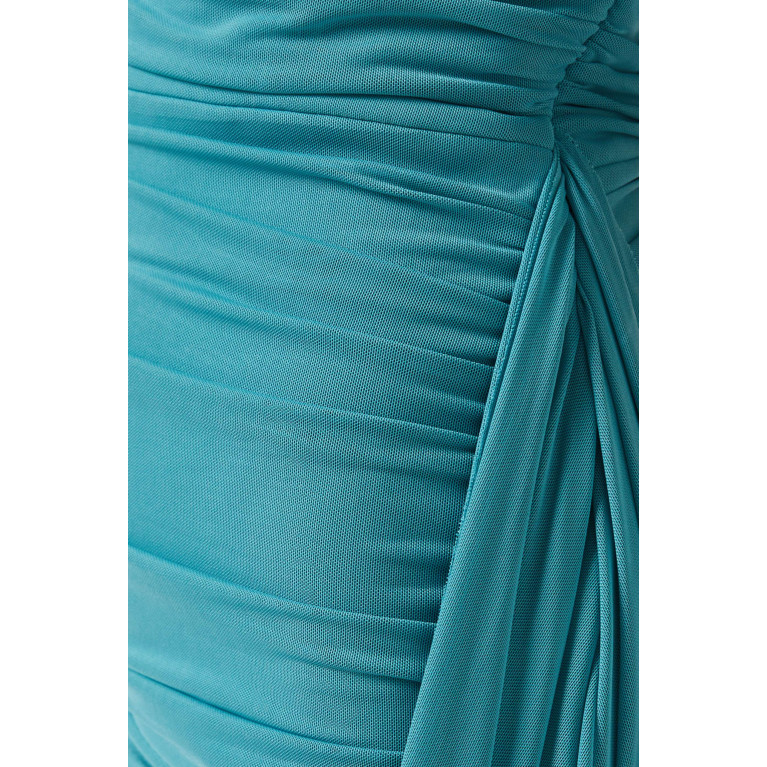 Elliatt - Alma Draped Mini Dress Blue