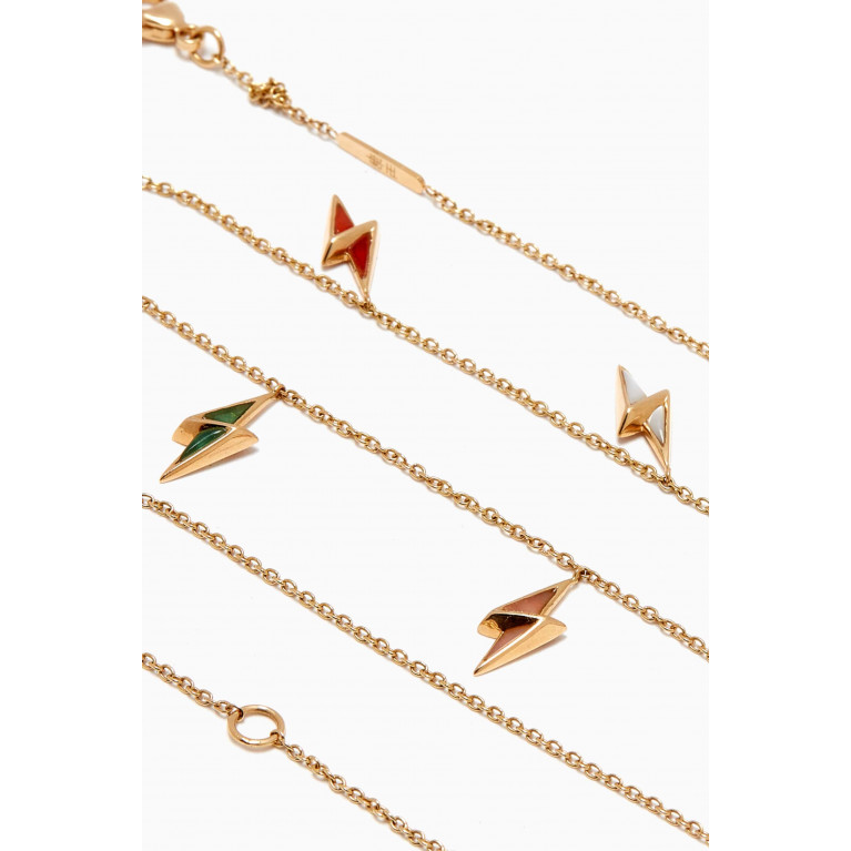 Charmaleena - Multi Energy Necklace in 18kt Gold