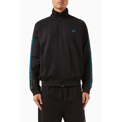 Fred Perry - Contrast Tape Track Jacket in Tricot