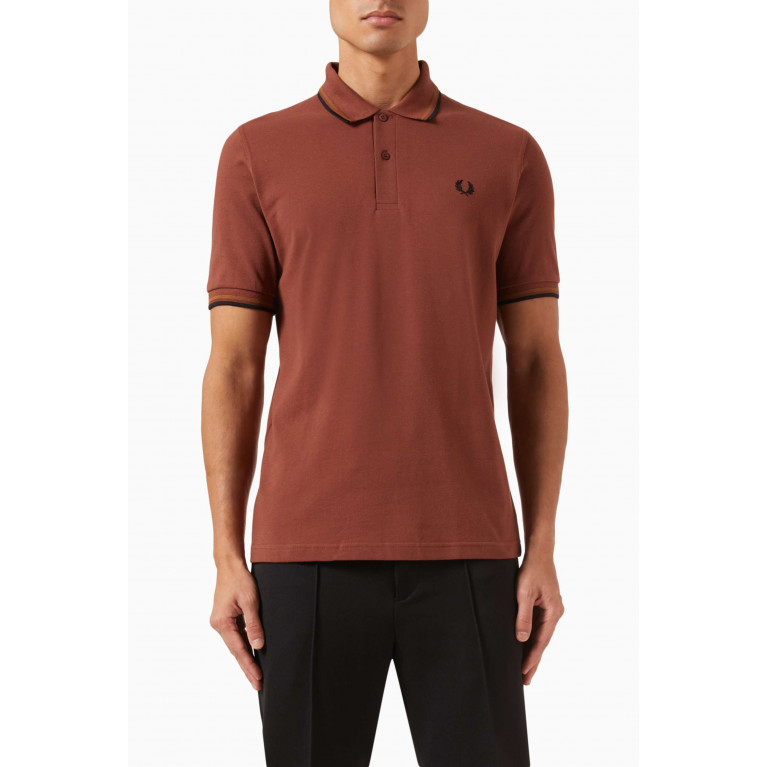 Fred Perry - Twin Tipped Polo Shirt in Cotton Piqué