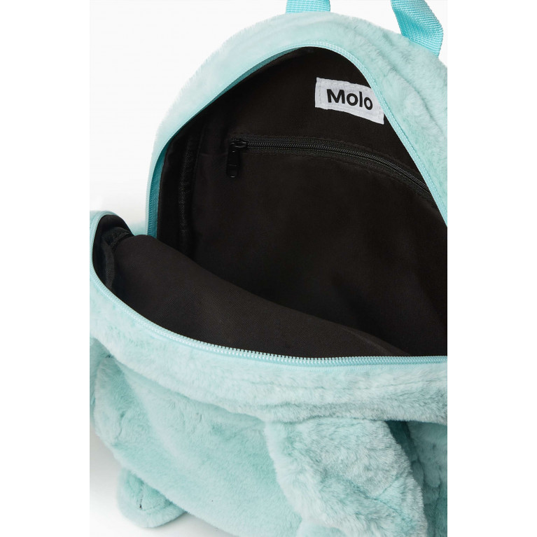 Molo - Furry Bunny Backpack in Polyester
